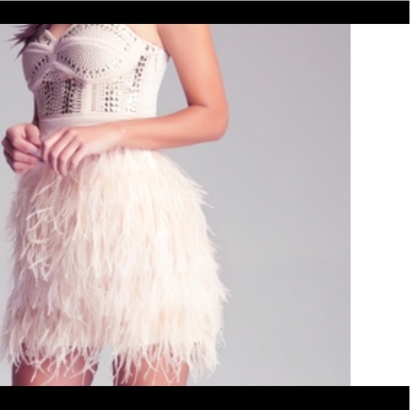 Bebe mini studded feathered dress - Picture 2 of 5